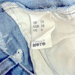 Topshop Moto Crochet Denim Shorts Size 6 Photo 3