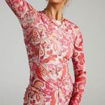 Showpo Anakin Long Sleeve Mesh Mini Dress In Love Child Sz Small Photo 0