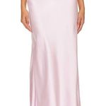 For Love & Lemons Autumn Maxi Skirt Pink Large Midi NWT Photo 0