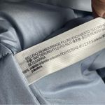 ZARA  Padded Blazer Style Jacket with Belt Dusty Blue Quilted Puffer Coat Size XL Photo 10