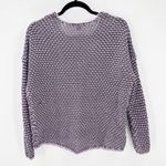 Tommy Bahama Purple Loose Knit Sweater Size L loose boxy fit beach coastal Photo 1