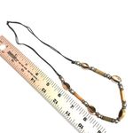 Vintage Cowrie Shell & Bone Bead Choker Necklace Photo 6