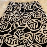Richard Malcolm 100% linen skirt size 14 black and white combination length 28” Photo 8