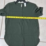 H&M Women Dark green Formal blouse top size 6 Photo 5