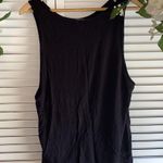 Charlotte Russe Black Distressed Zodiac Print Muscle Tee Photo 1