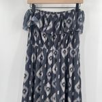 Sweet Pea Dress Size Large Maxi Long Y2000s 2K Strapless Gray Lightweight Ruffle Photo 4