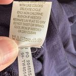 Tommy Bahama  Navy Blue Semi Sheer Pullover Boat Neck Top Tunic Photo 5