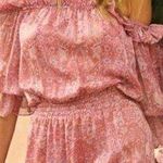 MISA Los Angeles Washed Rose Pink Danae Floral Blouson Mini Dress Sz XS NWT Photo 1