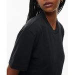 Aritzia TNA Alpha Black Scoop Neck Short Sleeve Pullover Tee T Shirt Top Size M Photo 3