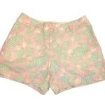 Vineyard Vines Pineapple Print midi chino cotton twill shorts size 4 Photo 0