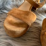 M. Gemi camel brown suede platforms Tan Size 7.5 Photo 9