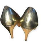 Jennifer Lopez JLO Maya gold peep toe heels Photo 2