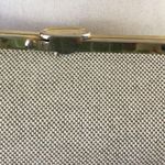 Vintage Crossbody Woven Metallic Gold Cream Crossbody Purse Convertible Clutch Photo 5