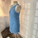 Lovers + Friends  baby blue lace scallop hem party dress size small Photo 3