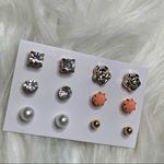 6 NWOT Gold Stud Earrings | Cute Casual Photo 3