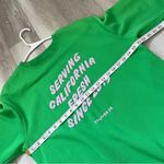 Tower 28 Beauty Serving California Since 2019 Crewneck Sweater Green (Medium) Photo 8