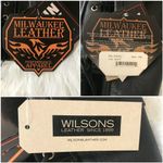 MILWAUKEE LEATHER Rider Jacket Leather Black Small Photo 6