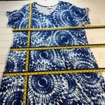 Belle Kim Gravel Maxi Dress Women 2X Blue Tie Dye T Photo 1