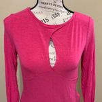 Trixxi Pink Flare Sleeve Top Size Large Photo 3
