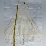 Women's Taylor Boatneck Embroidered Midi Dress White Size 6 Photo 8