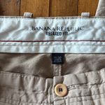 Banana Republic  Tan Relaxed Fit Linen Blend Pants Inseam 28" Size 31/30 Photo 3