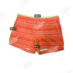Loft Women’s Chino Shorts Orange Geometric Pattern Size 8 Dressy Lace Photo 5