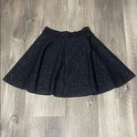 EXPRESS Elegant Black Glitter Flared Skirt Photo 2