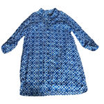 Lands' End 3/$15 LANDS’ END blue and white button front dress Photo 0