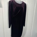 Calvin Klein  Women’s Burgundy Dress Size Medium EUC Photo 2