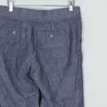 Athleta  Womens Linen Drawstring Waist Casual Wide Leg Pants Women Size 6 Gray Photo 6
