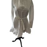 Sugar Lips White Ruffled Long Sleeve Dress Photo 2