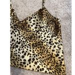 Victoria's Secret Women’s Victoria Secret Satin Animal Print Top. Size XL Photo 1