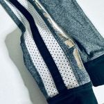 PINK - Victoria's Secret Victoria’s Secret PINK Gray/White Campus Bling Sequin Mesh Striped Yoga Leggings Photo 7