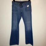 Von Dutch  Pink Patch Flare Jeans Y2K Vintage 100% Cotton Low Rise Medium Wash 29 Photo 4