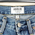 AGOLDE Jeans Womens 24 Blue Denim Cotton Distressed High Rise Jamie Classic Photo 4