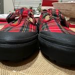 Vans  Red Style 93 Red Tartan Plaid Women's Sneakers Photo 3