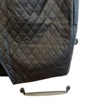 LF Faith in Love Zip Asymmetrical Quilted Faux Leather Mini Skirt Black Size 8 Photo 4