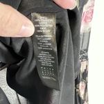 White House | Black Market WHBM Womens‎ Blouse Size 4 Black Floral V Neck Pullover Lined Lace Bell Sleeves Photo 5