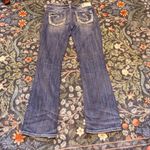 Silver Jeans  Womens 27x33 Blue Aiko Bootcut Low Rise Ripped Stretch Denim Photo 7