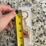 NWT Gold and Pink Heart Keychain Photo 1