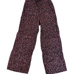 Old Navy Wide Leg High Waisted Leopard Print Pants Women's XS Petiteno Photo 0