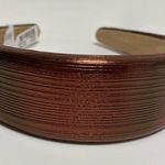 Anthropologie NEW Metallic Puffy Headband by Photo 2