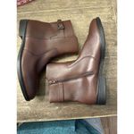 Ecco Women's Touch 15 Buckle Hydromax Ankle Boot Mink Full Grain Leather 9.5 Photo 3