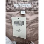 Boston Proper NWT  Leopard Ankle Jeans Lush Pink Metallic Women’s Size 4 Photo 6