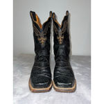 Lucchese Womens Vintage  Black Gold Cowboy & Western Boots Size 7 Photo 1