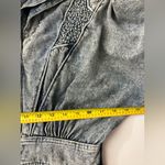 Mass Vintage 80's Denim Dress Acid Wash Stud Snap long sleeve L Blue Size L Photo 4