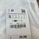 ZARA 🆕  | White Beaded Blouse Small Photo 1