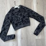 Gymshark Crop Top adapt camo seamless womens Gray (small) cutout workout gym Photo 0