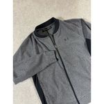 Under Armour Women M Fleece Jacket Coldgear Loose Fit Gray Zip Front Light Coat Photo 1