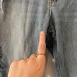 Sundance Magnolia Jeans 28 Light Wash Floral L Embroidered Boho Stretchy Indie Photo 1